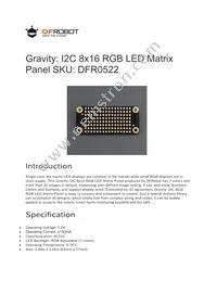 DFR0522 Datasheet Cover