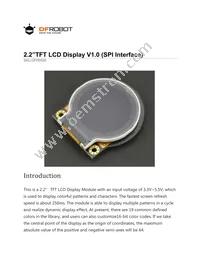 DFR0529 Datasheet Cover