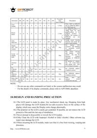 DFR0556 Datasheet Page 9