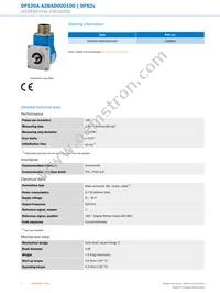 DFS20A-A2BAD000100 Datasheet Page 2