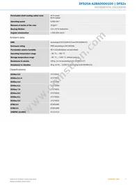 DFS20A-A2BAD000100 Datasheet Page 3