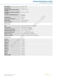 DFS22A-KCP2C065536 Datasheet Page 3