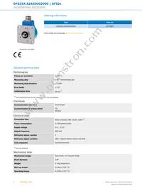 DFS25A-A2AAD002000 Datasheet Page 2