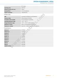 DFS25A-A2AAD004096 Datasheet Page 3