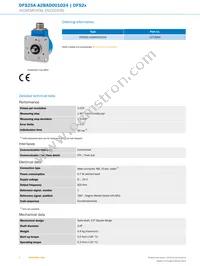 DFS25A-A2BAD001024 Datasheet Page 2