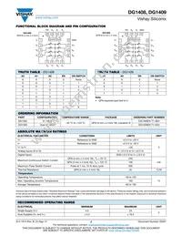 DG1408EN-T1-GE4 Datasheet Page 2