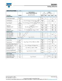 DG2001DV-T1-E3 Datasheet Page 3