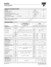 DG2002DL-T1-GE3 Datasheet Page 2