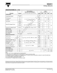 DG2011DXA-T1-E3 Datasheet Page 3