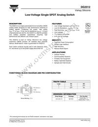 DG2012DL-T1-GE3 Datasheet Cover