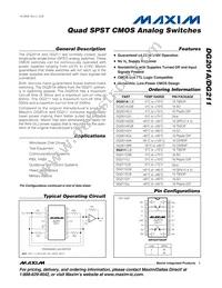 DG201ADY/GG8 Datasheet Cover