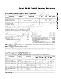 DG201ADY/GG8 Datasheet Page 3