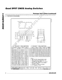 DG201ADY/GG8 Datasheet Page 8