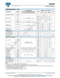 DG2020DV-T1-E3 Datasheet Page 2