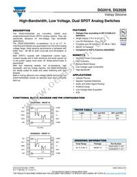 DG2026DQ-T1-E3 Datasheet Cover