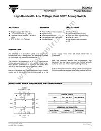 DG2032DN-T1-E4 Datasheet Cover