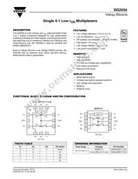 DG2034DQ-T1-E3 Datasheet Cover