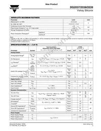 DG2037DQ-T1-E3 Datasheet Page 3