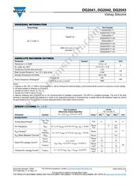 DG2043DN-T1-E4 Datasheet Page 3