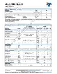 DG2513DN-T1-E4 Datasheet Page 2