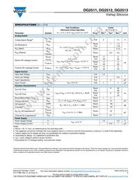 DG2513DN-T1-E4 Datasheet Page 3