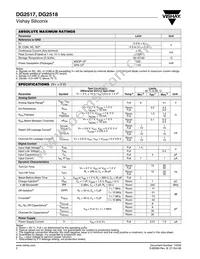 DG2518DQ-T1-E3 Datasheet Page 2