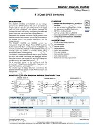 DG2539DQ-T1-GE3 Datasheet Cover