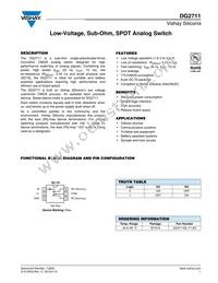 DG2711DL-T1-GE3 Datasheet Cover