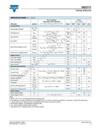 DG2711DL-T1-GE3 Datasheet Page 3