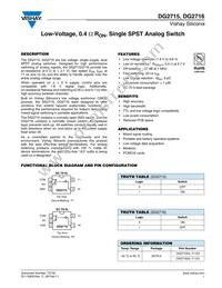 DG2716DL-T1-E3 Datasheet Cover
