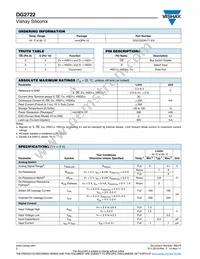 DG2722DN-T1-E4 Datasheet Page 2