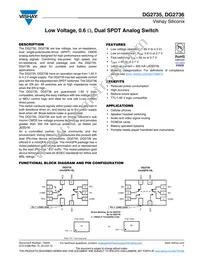 DG2736DN-T1-E4 Datasheet Cover