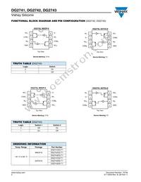 DG2743DS-T1-E3 Datasheet Page 2