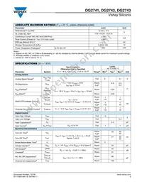 DG2743DS-T1-E3 Datasheet Page 3