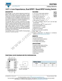 DG2788ADN-T1-E4 Datasheet Cover