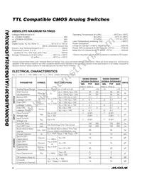 DG300AC/D Datasheet Page 2