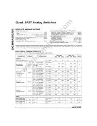 DG308ADK Datasheet Page 2