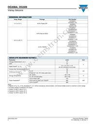DG308ADY-T1-E3 Datasheet Page 2