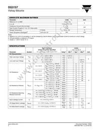 DG3157DL-T1-GE3 Datasheet Page 2