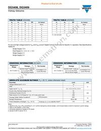 DG3409DB-T2-E1 Datasheet Page 2