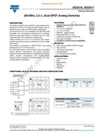 DG3517DB-T5-E1 Datasheet Cover