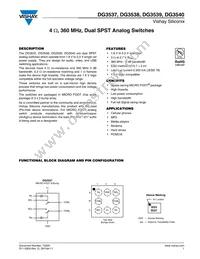 DG3539DB-T5-E1 Datasheet Cover