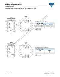 DG405DY-T1 Datasheet Page 2