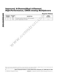 DG408C/D Datasheet Page 12