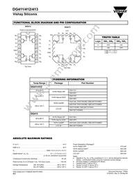 DG413DY-T1 Datasheet Page 2