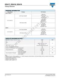 DG419DY-T1 Datasheet Page 2