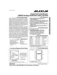 DG421DK Datasheet Cover