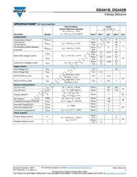 DG442BDJ-E3 Datasheet Page 3