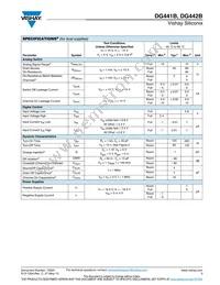 DG442BDY-T1 Datasheet Page 3