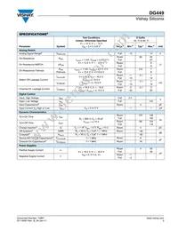 DG449DS-T1-E3 Datasheet Page 3